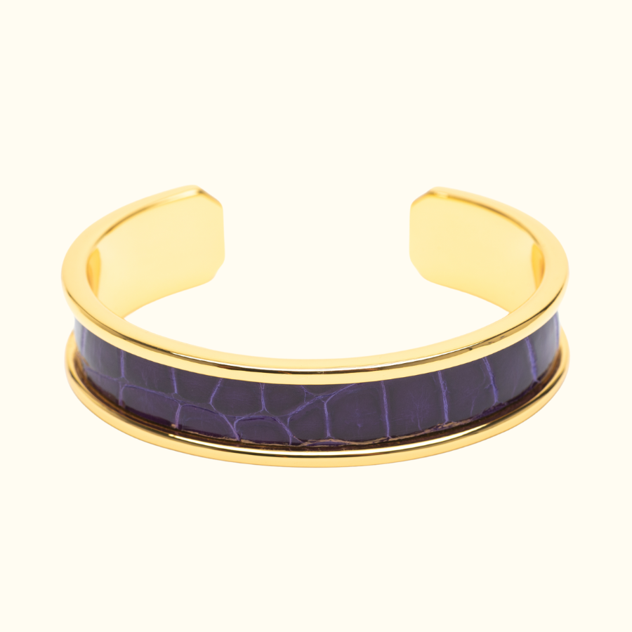 Roubaix Collection Remy Stackable Alligator Bracelet in Gold