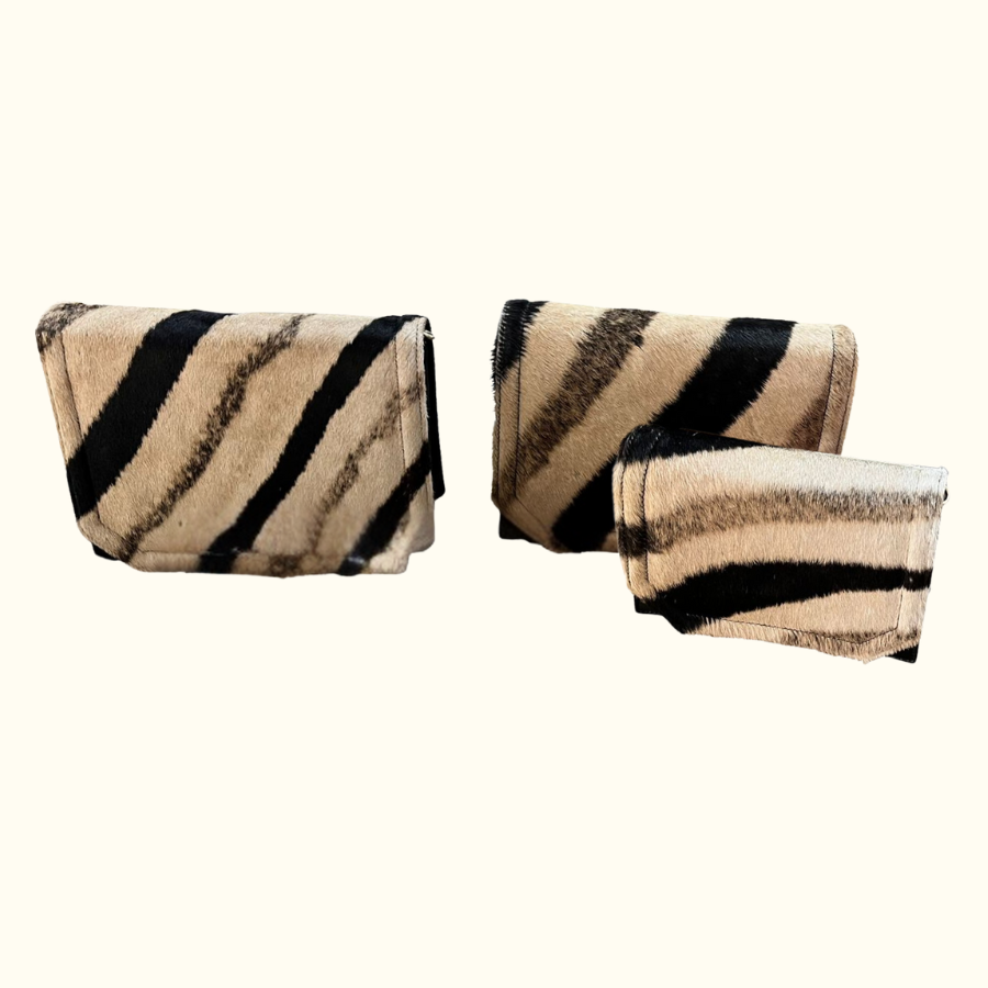 Green Market Crossbody in Zebra