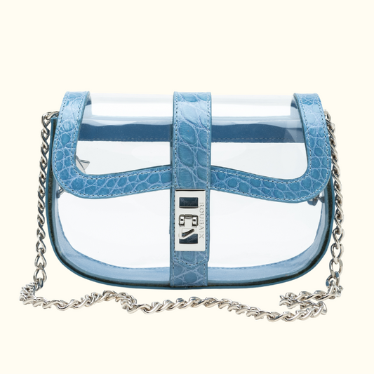 Le Marche Private Overstock Sale- Roubaix Miller Crossbody Bag - Clear