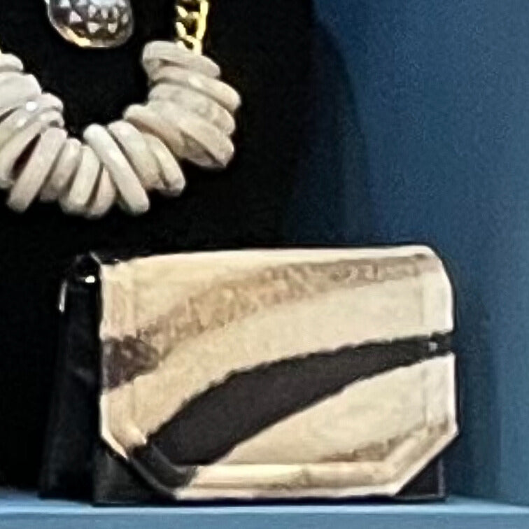 Green Market Petite Crossbody in Zebra