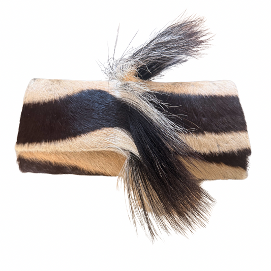 Klein Clutch with Zebra Mane