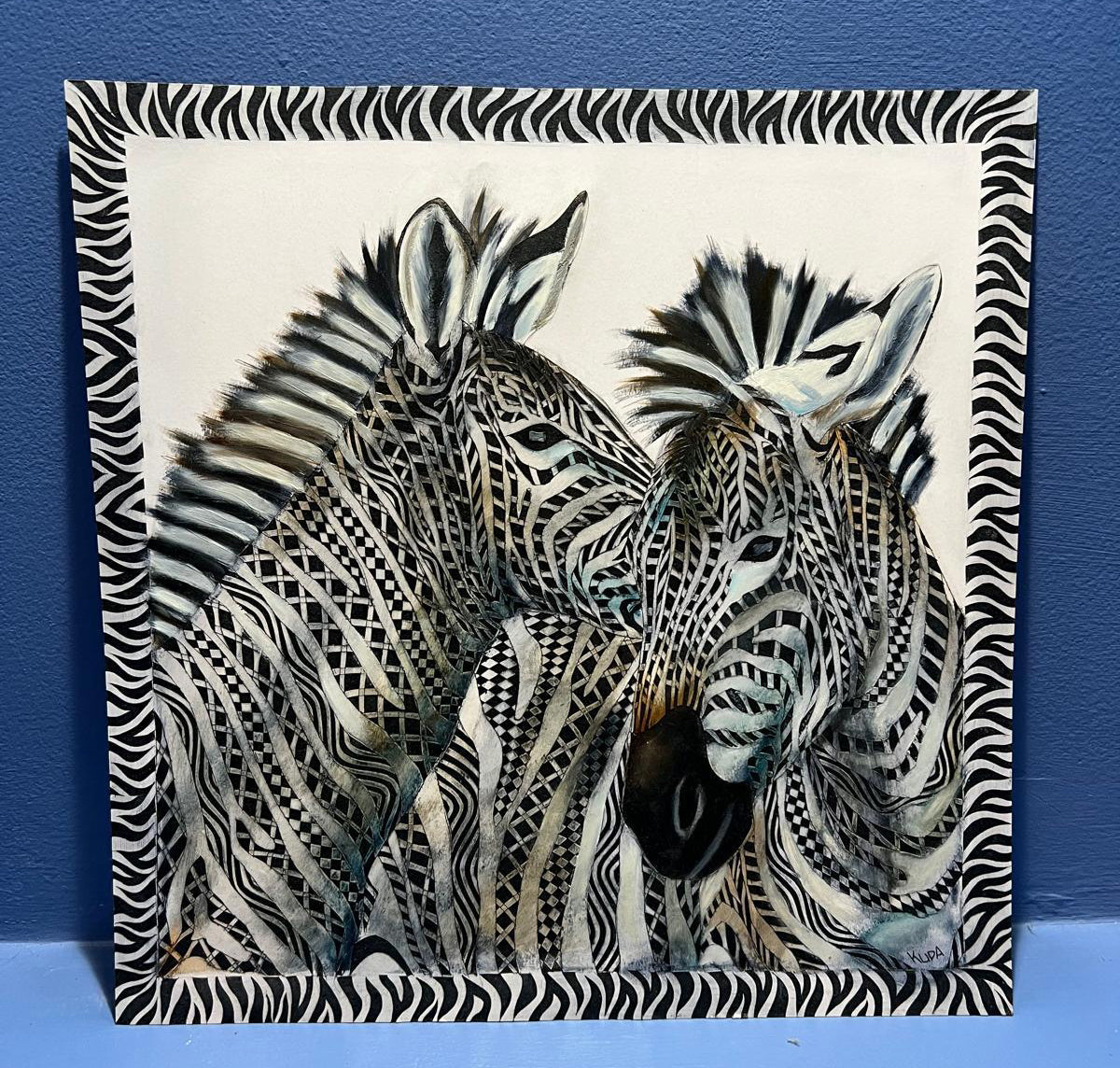 Whispering Zebras Pocket Square