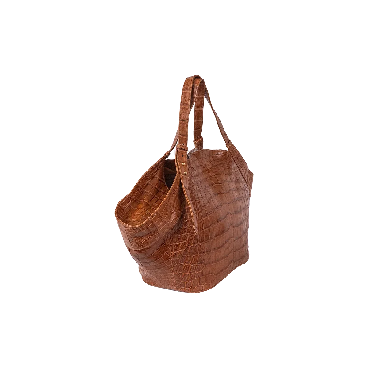 Mont Rochelle Tote in Crocodile - Norton and Hodges