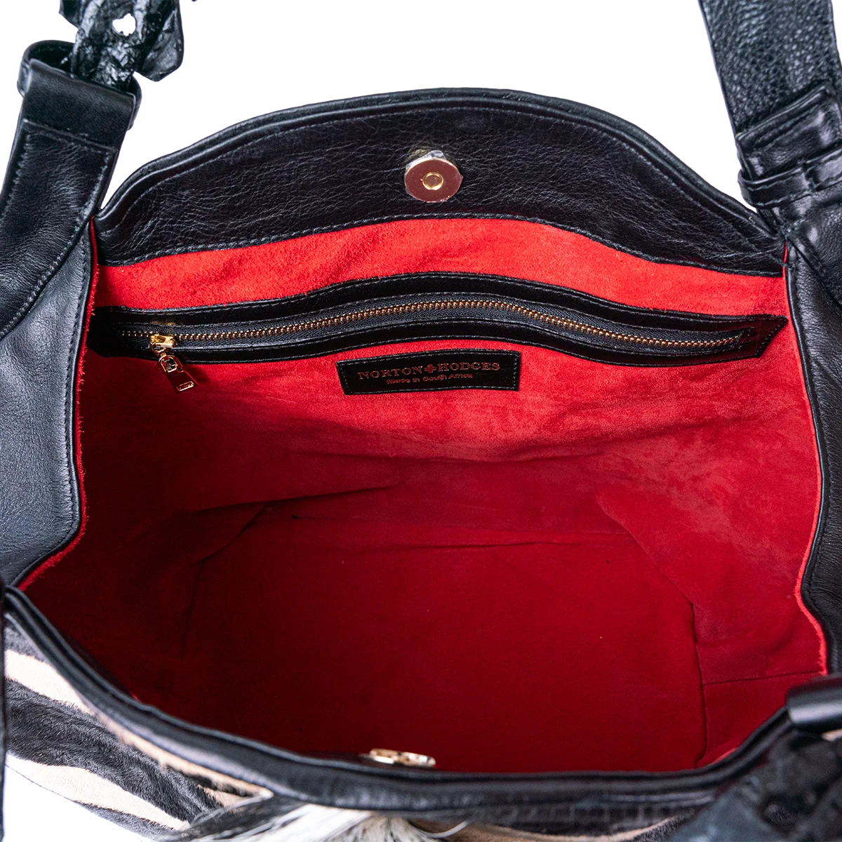 Mont Rochelle Tote with Zebra Mane - Norton and Hodges