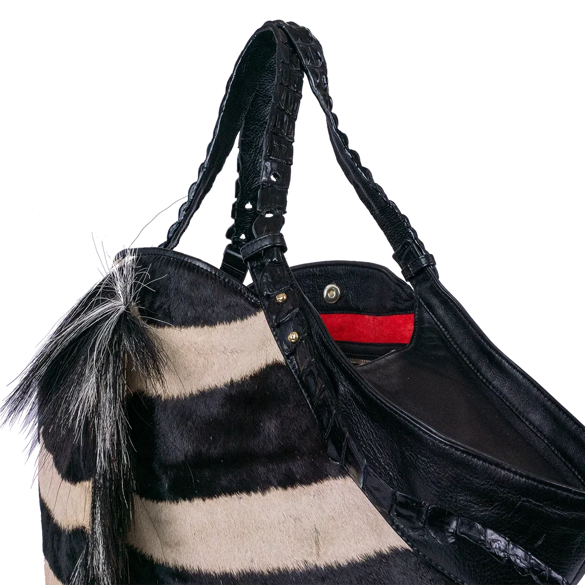 Mont Rochelle Tote with Zebra Mane - Norton and Hodges