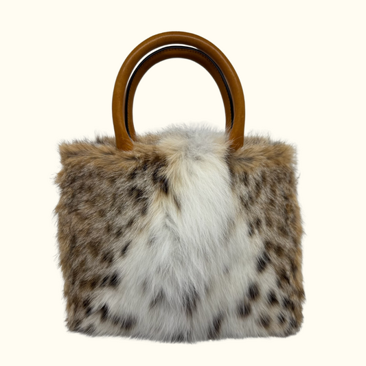Norton and Hodges Marina Two Handle Handbag in Fur