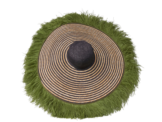 Le Marche Private Overstock Sale - Shannan Hat with Ostrich Trim