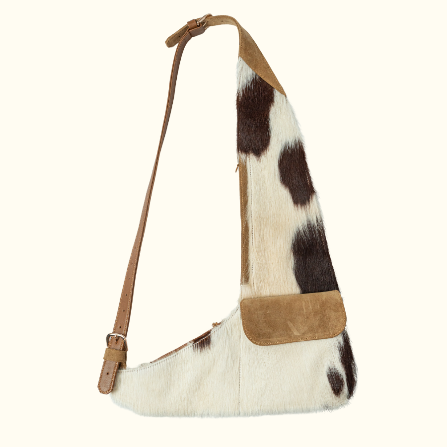 The "L" Travel Bag in Burchell's Zebra