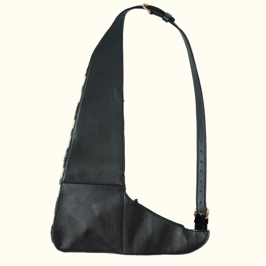The "L" Travel Bag in Burchell's Zebra