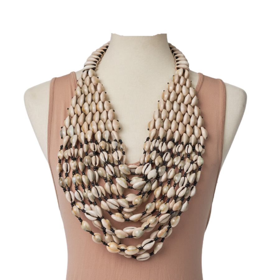Mahe Cowl Shell Necklace Norton and Hodges