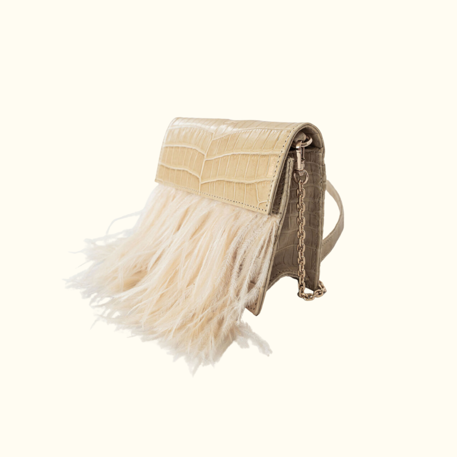 Samantha Crossbody in Stone - Norton and Hodges