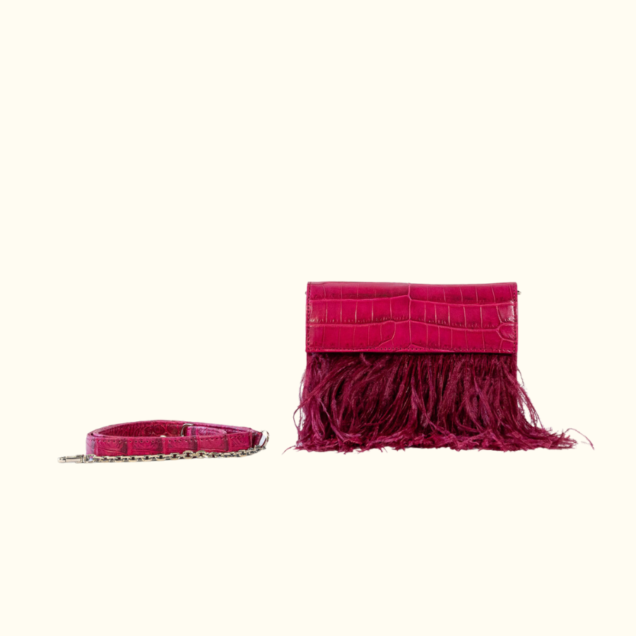 Samantha Crossbody in Deep Magenta - Norton and Hodges