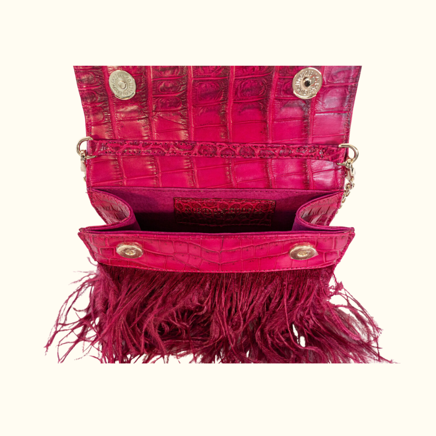 Samantha Crossbody in Deep Magenta - Norton and Hodges