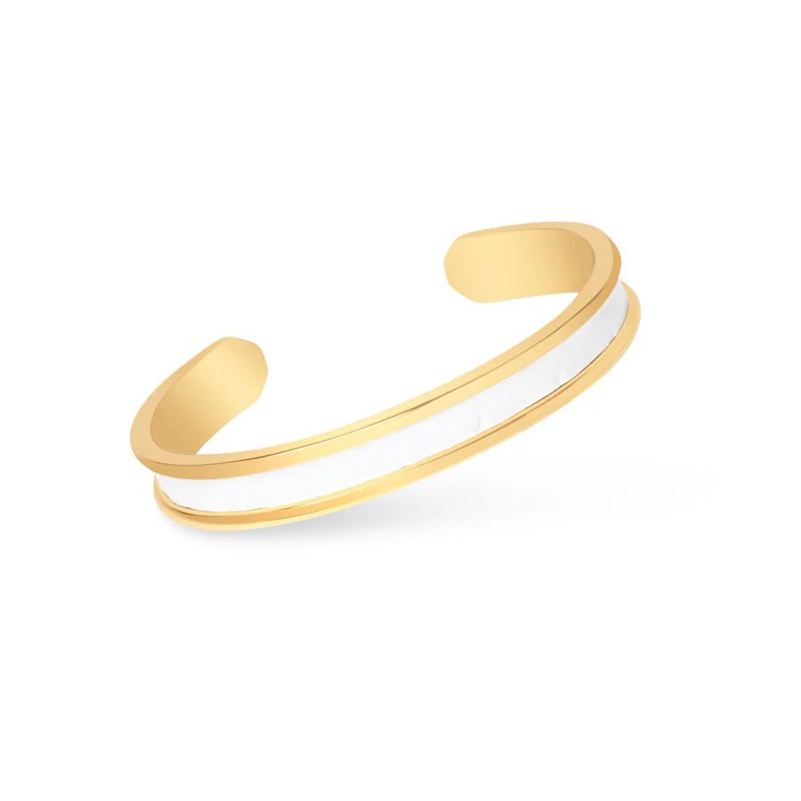 Roubaix Collection Remy Stackable Alligator Bracelet in Gold