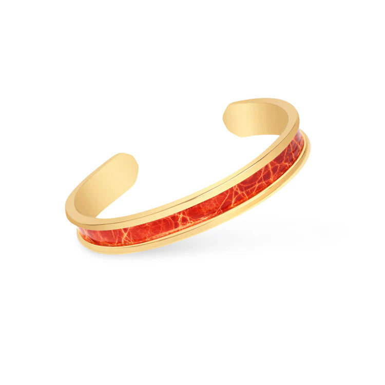 Roubaix Collection Remy Stackable Alligator Bracelet in Gold