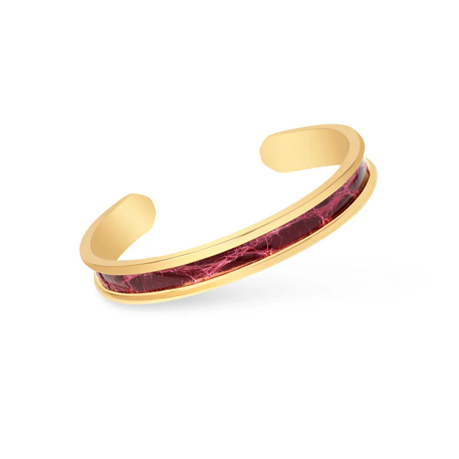 Roubaix Collection Remy Stackable Alligator Bracelet in Gold