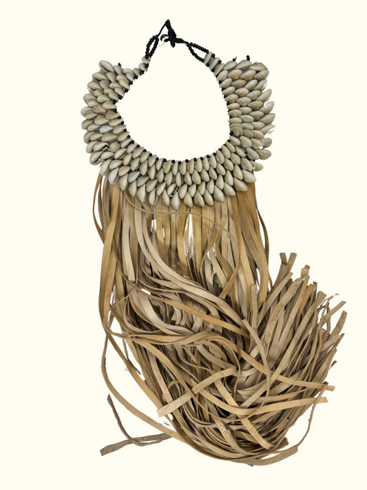 La Passe Shell and Fringe Necklace