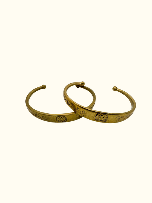 Le Marche Private Overstock Sale - "Hope" Brass Bracelet