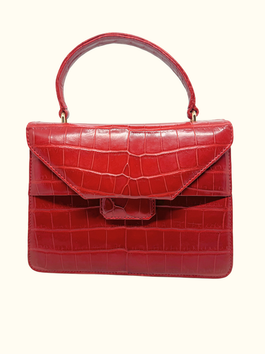 The Petite Betty An in Deep Red