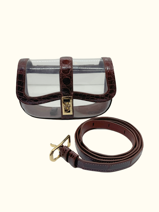 Le Marche Private Overstock Sale- Roubaix Miller Belt Bag- Clear