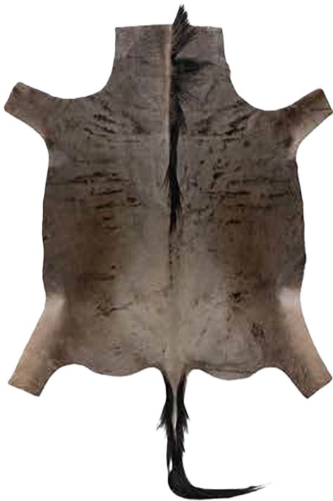 Wildebeest Hide Rug