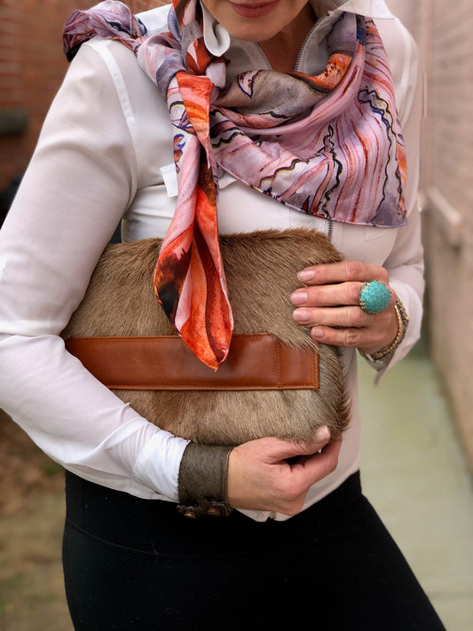 The Living Kalahari Sands Silk Scarf - Norton and Hodges