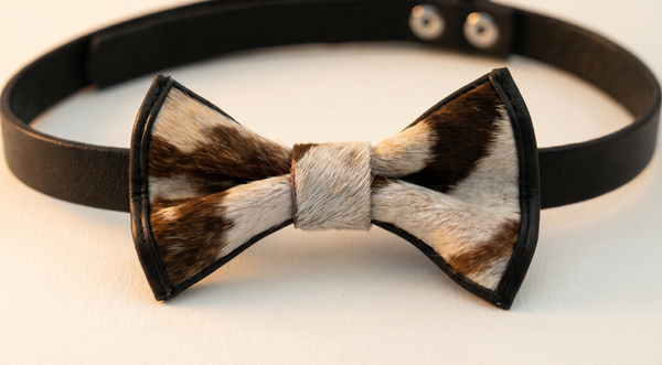 Finished with leather