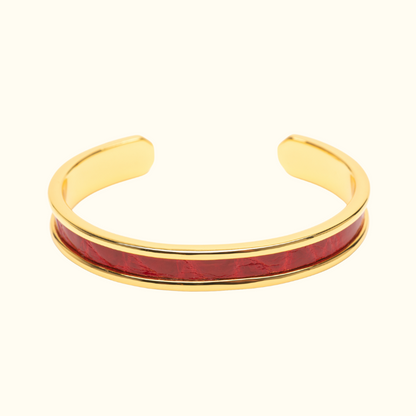 Roubaix Collection Remy Stackable Alligator Bracelet in Gold