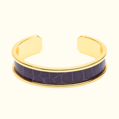 Roubaix Collection Remy Stackable Alligator Bracelet in Gold