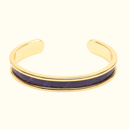 Roubaix Collection Remy Stackable Alligator Bracelet in Gold
