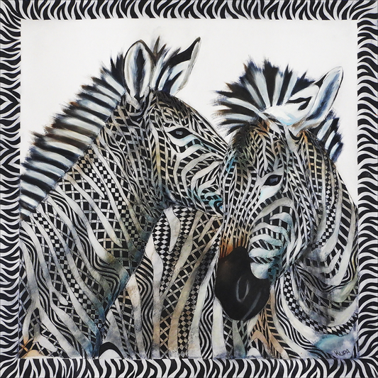 Zebra Silk Scarf