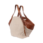 Mont Rochelle Tote in Natural with Crocodile Tail Accent - Norton and Hodges
