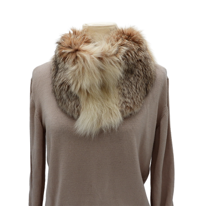 Ikati Vintage Caramel and Cream Lynx Collar
