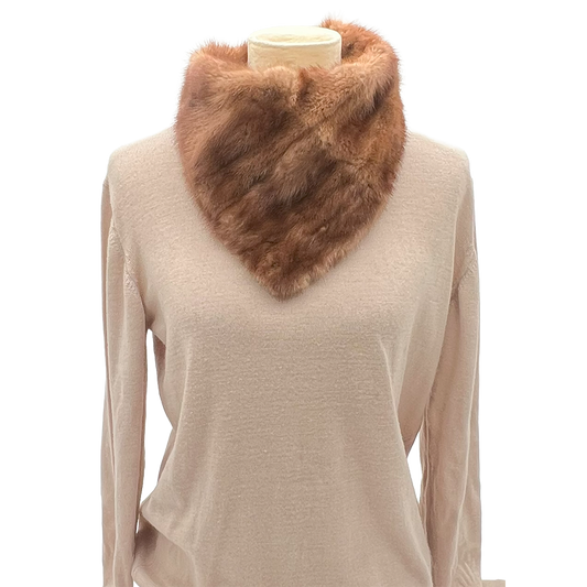 Heritage Collection Vintage Toffee Mink Collar