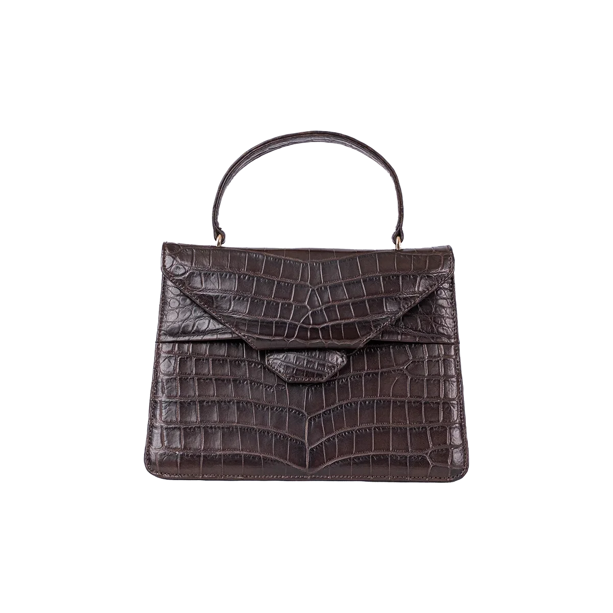 The Everyday Betty An in Espresso Nile Crocodile - Norton and Hodges