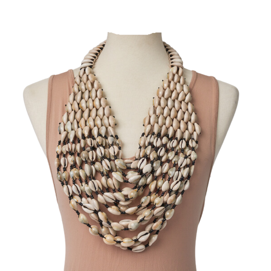 Mahe' Cowl Shell Necklace