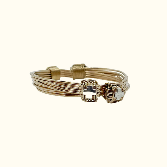 Safari Four Knot Bracelet in Gold 14 KY - Norton and Hodges