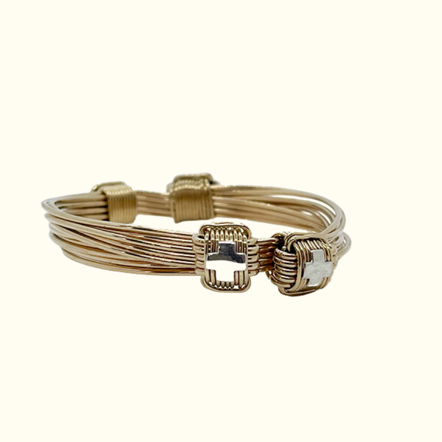 Safari Four Knot Bracelet in Silver - Norton and Hodges