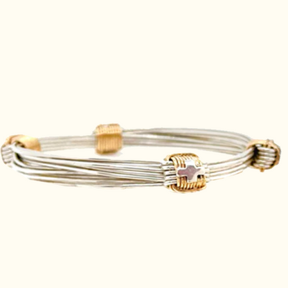Safari Four Knot Bracelet in Silver - Norton and Hodges