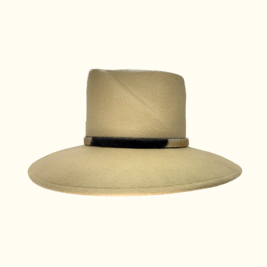 Meagan Hat in Khaki - Norton and Hodges