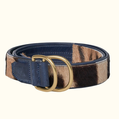 D-Ring Belt in Zebra - Norton and Hodges