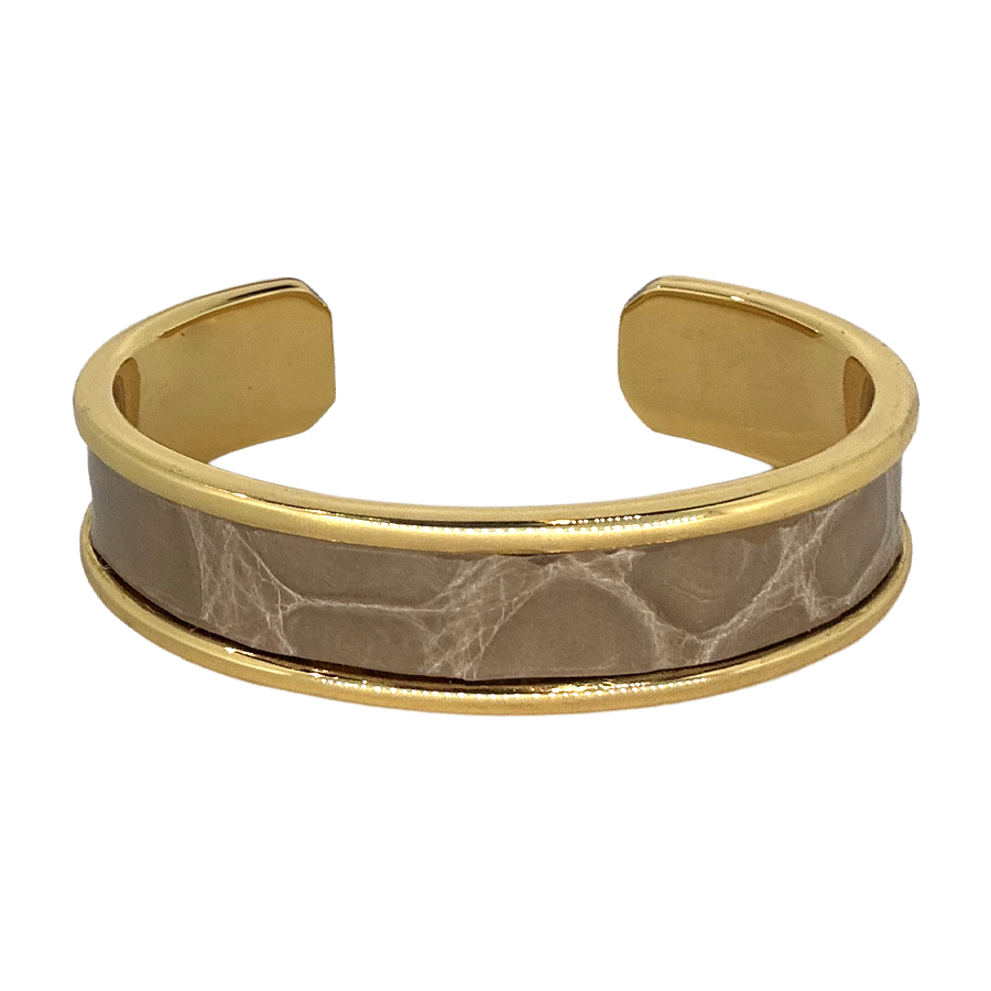 Roubaix Collection Remy Stackable Alligator Bracelet in Gold