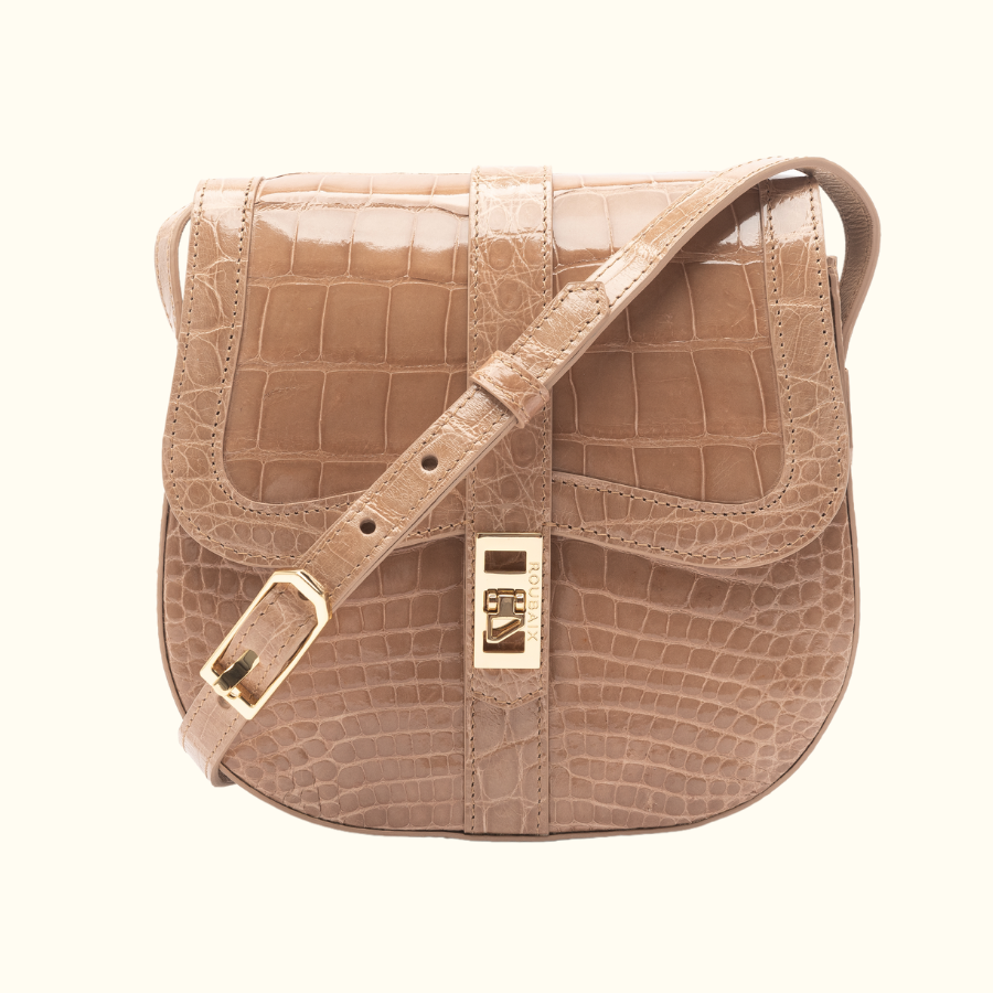 Roubaix Bonner Crossbody Bag (All Alligator)