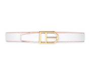 White with Maroon Trim / Gold / 26