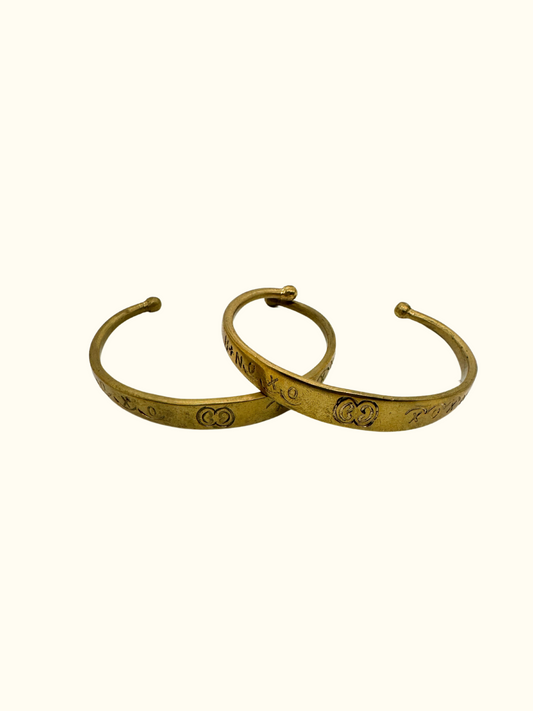 "Hope" Brass Bracelet