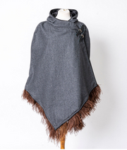MIDNIGHT WITH NAVY FRINGE / Small