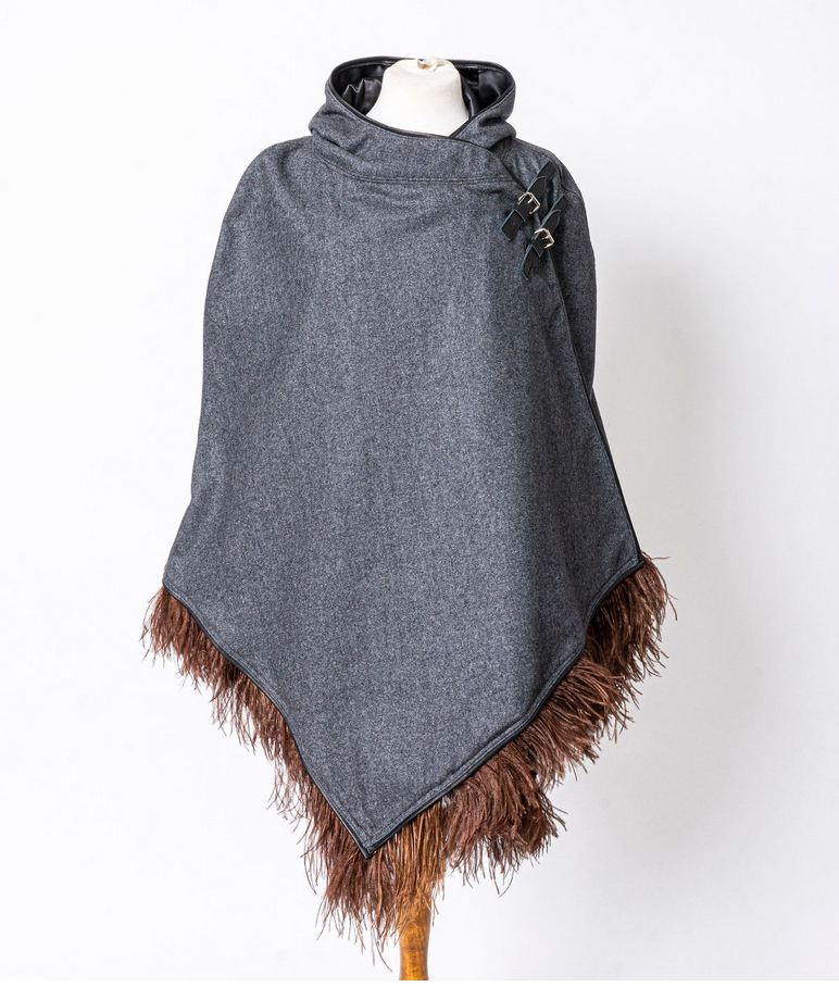 MIDNIGHT WITH NAVY FRINGE / Small