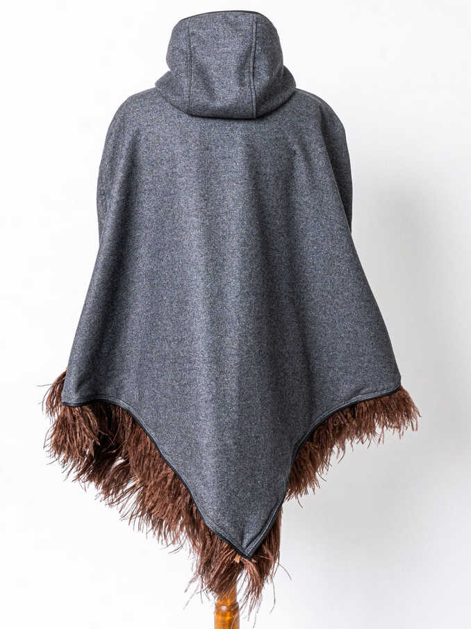 MIDNIGHT WITH NAVY FRINGE / Small
