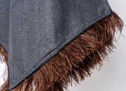 MIDNIGHT WITH NAVY FRINGE / Small